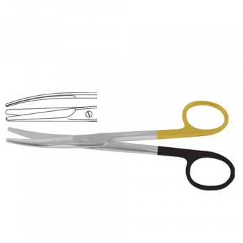 TC Mayo Dissecting Scissor Curved Stainless Steel, 17 cm - 6 3/4"
